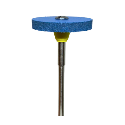 RUEDA DE REPASADO CERÁMICA ZIRCONIA AZUL, GRANO GRUESO