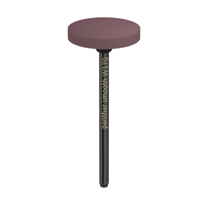 RUEDA ROSA PANTHER SMOOTH W170 PARA PULIDO, GRANO MEDIO