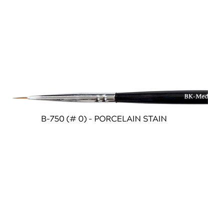 Pincel para Porcelana B750 #0 BK-Medent