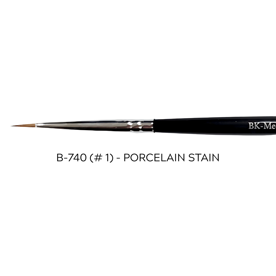 Pincel para Porcelana B740 #1 BK-Medent