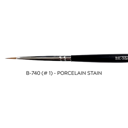 Pincel para Porcelana B740 #1 BK-Medent