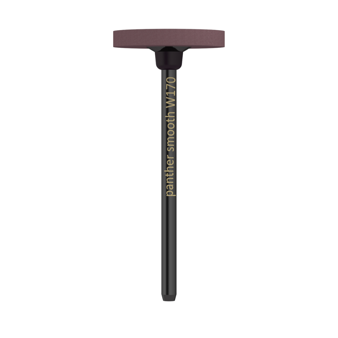 RUEDA ROSA PANTHER SMOOTH W170 PARA PULIDO, GRANO MEDIO