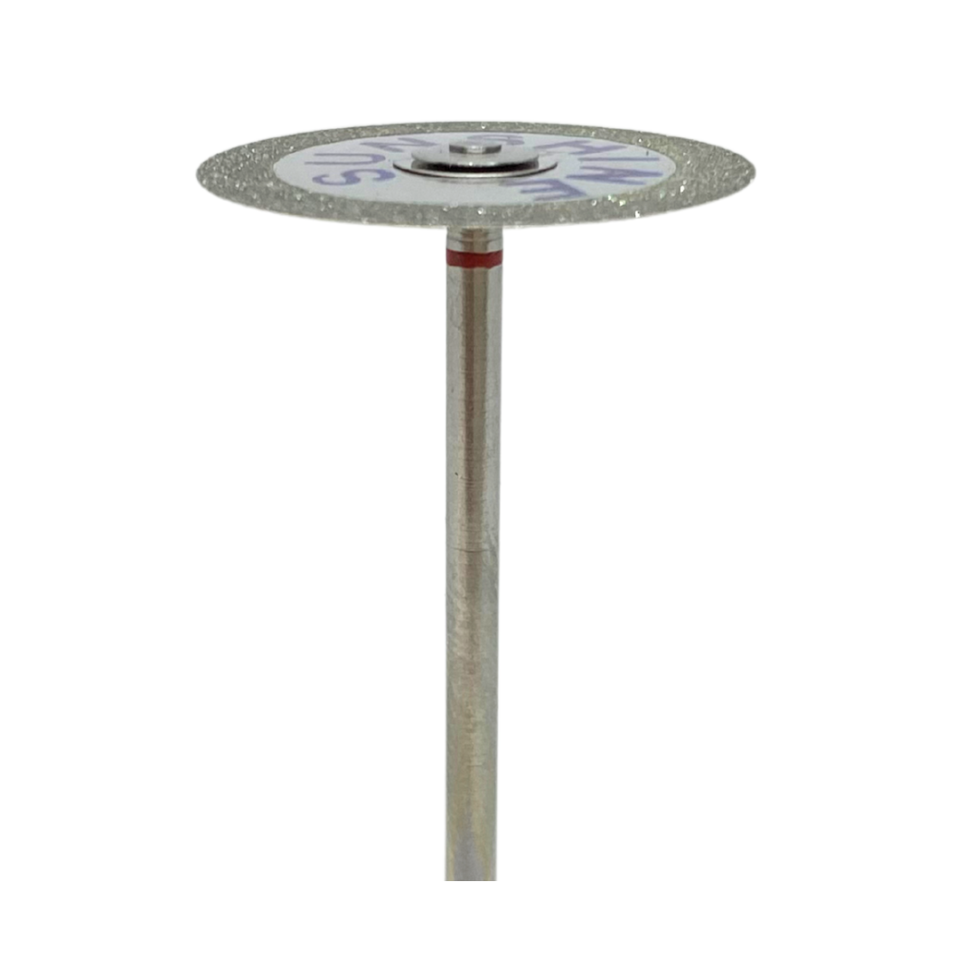 DISCO DIAMANTADO SOLO BORDE, BANDA ROJA,GRANO FINO,No.220
