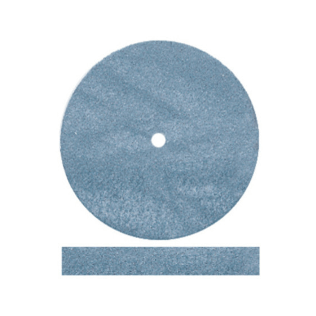 RUEDA AZUL PARA METAL FILO CUADRADO DEDECO (CAJA CON 100 PZAS)