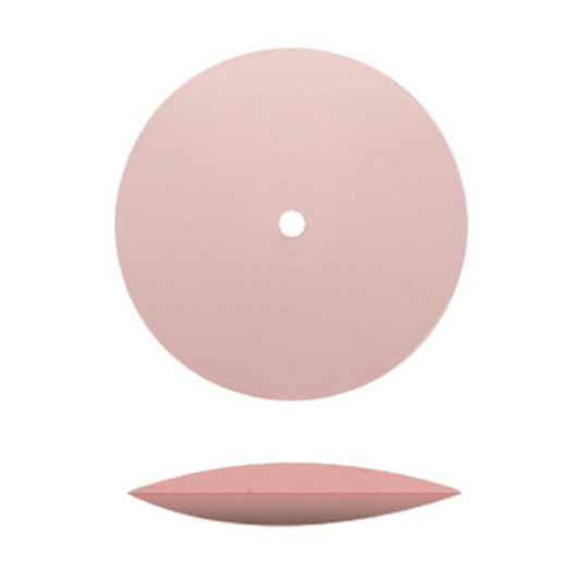 LENTEJA DE HULE ROSA PARA PORCELANA, GRANO MEDIO (1 PZA)