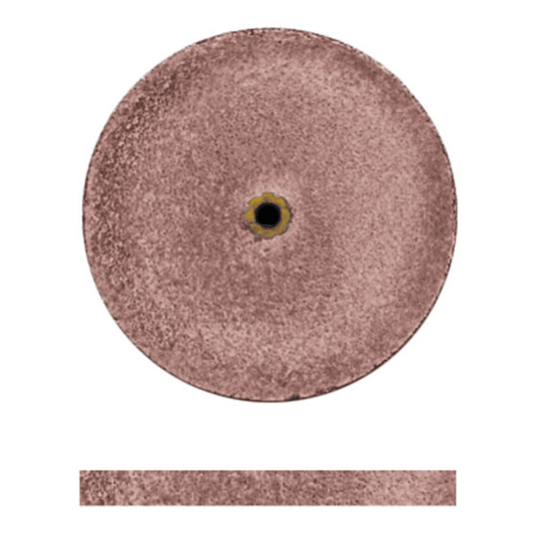 RUEDAS KOOLIES ROJA MEDIANO, GRANO GRUESO 25x 2.4mm (CAJA CON 50PZ)